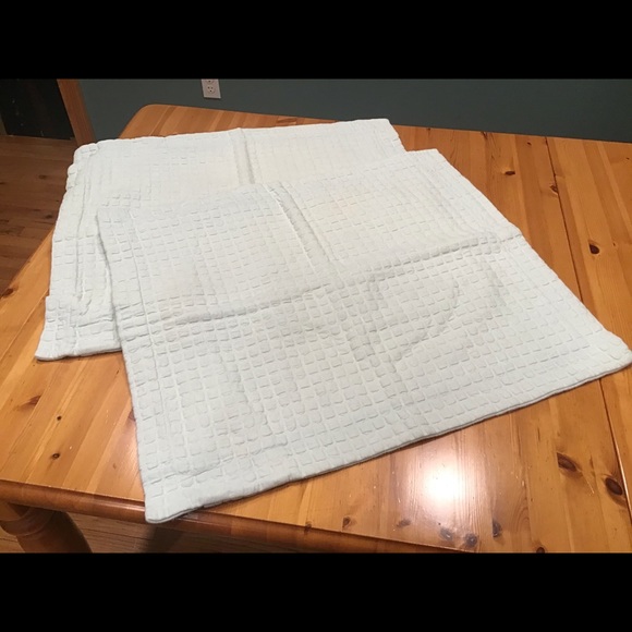 Pottery Barn Bedding Pottery Barn Sage Organic Cotton Quilted Shams